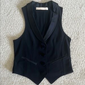 Wheels & Dollbaby Black Sleeveless tuxedo Vest 2